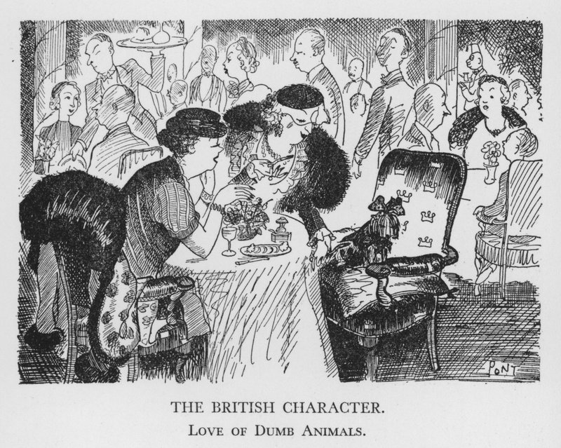 Der britische Charakter, Liebe zu stummen Tieren von Pont