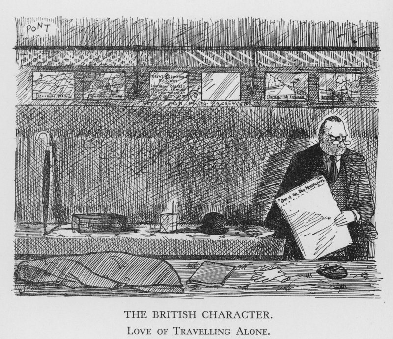 Der britische Charakter, Liebe zum Alleinreisen von Pont