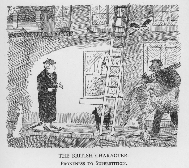 Der britische Charakter, Neigung zum Aberglauben von Pont
