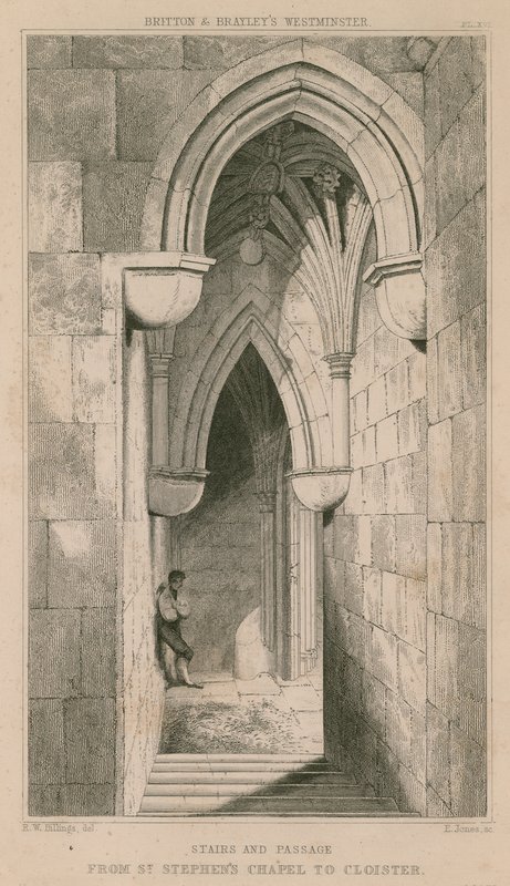 Treppen und Durchgang von der St. Stephen