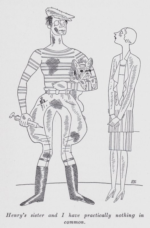 Illustration für "But Gentlemen Marry Brunettes" von Anita Loos (Lithografie) von Ralph Barton