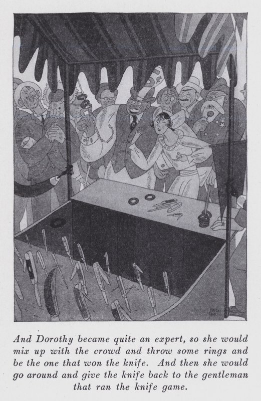Illustration für "But Gentlemen Marry Brunettes" von Anita Loos von Ralph Barton