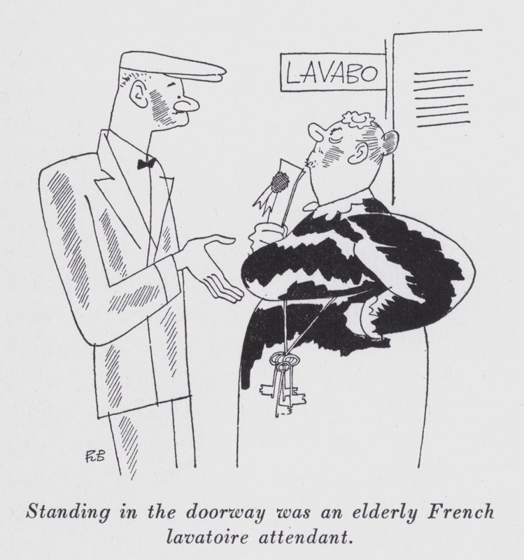 Illustration für "But Gentlemen Marry Brunettes" von Anita Loos von Ralph Barton