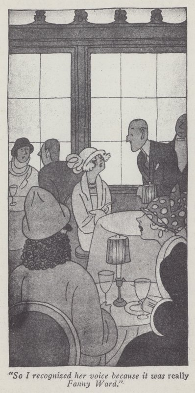 Illustration für Gentlemen Prefer Blondes von Anita Loos von Ralph Barton