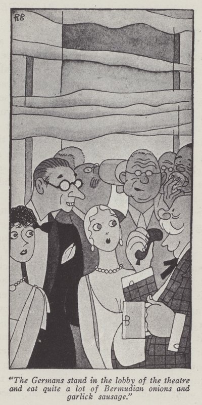 Illustration für Gentlemen Prefer Blondes von Anita Loos von Ralph Barton