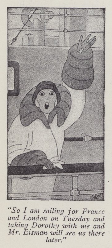 Illustration für Gentlemen Prefer Blondes von Anita Loos von Ralph Barton