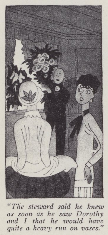 Illustration für Gentlemen Prefer Blondes von Anita Loos von Ralph Barton