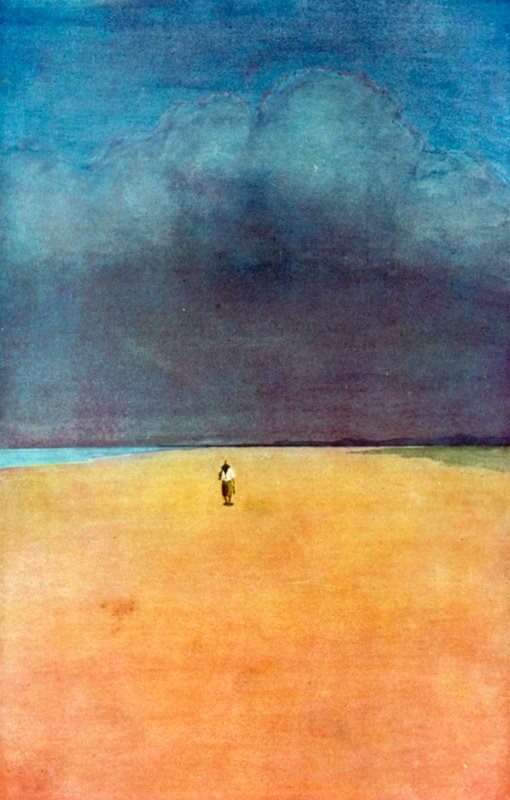 Illustration für Robinson Crusoe von Daniel Defoe von Ralph Noel Pocock