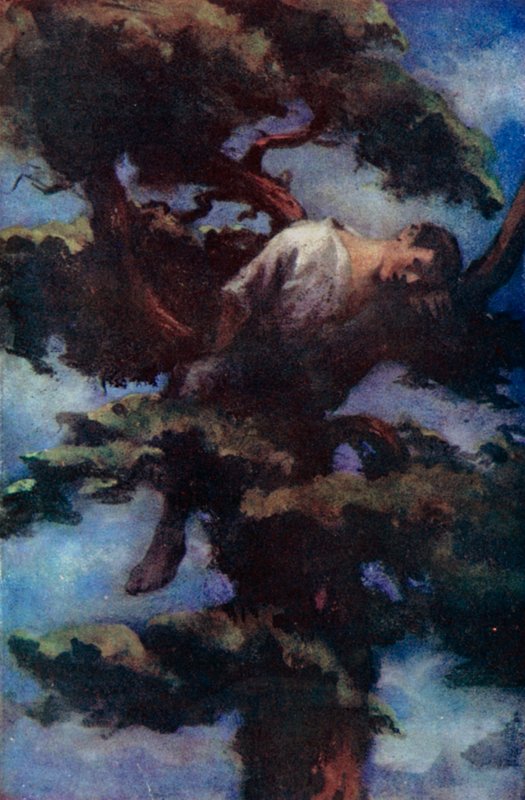 Illustration für Robinson Crusoe von Daniel Defoe von Ralph Noel Pocock