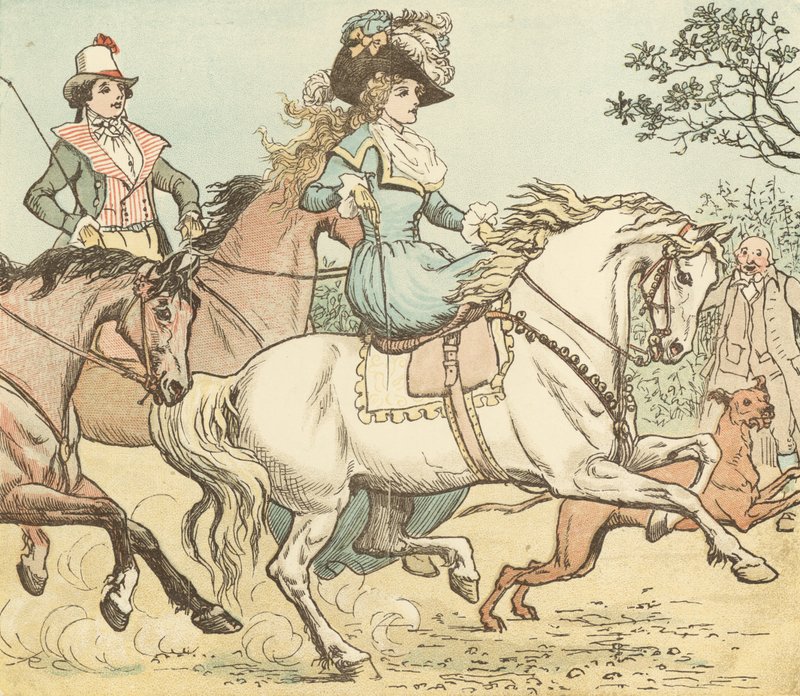 Reite ein Steckenpferd nach Banbury Cross von Randolph Caldecott
