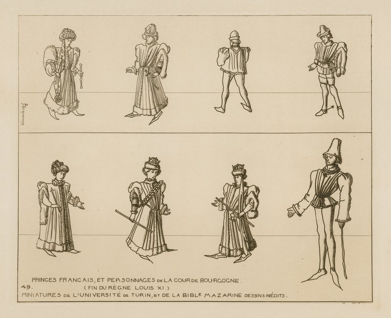 Französische Prinzen und Charaktere des burgundischen Hofes von Raphael Jacquemin