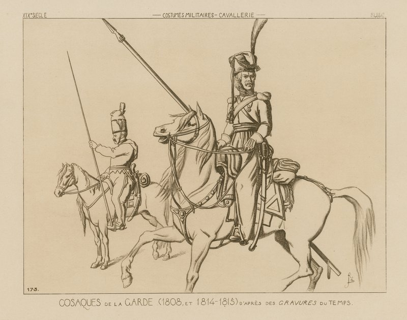 Russische Kosaken der Garde (1808 und 1814-15) von Raphael Jacquemin