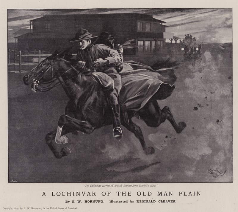 Ein Lochinvar der Alten Mann Ebene von Reginald Thomas Cleaver
