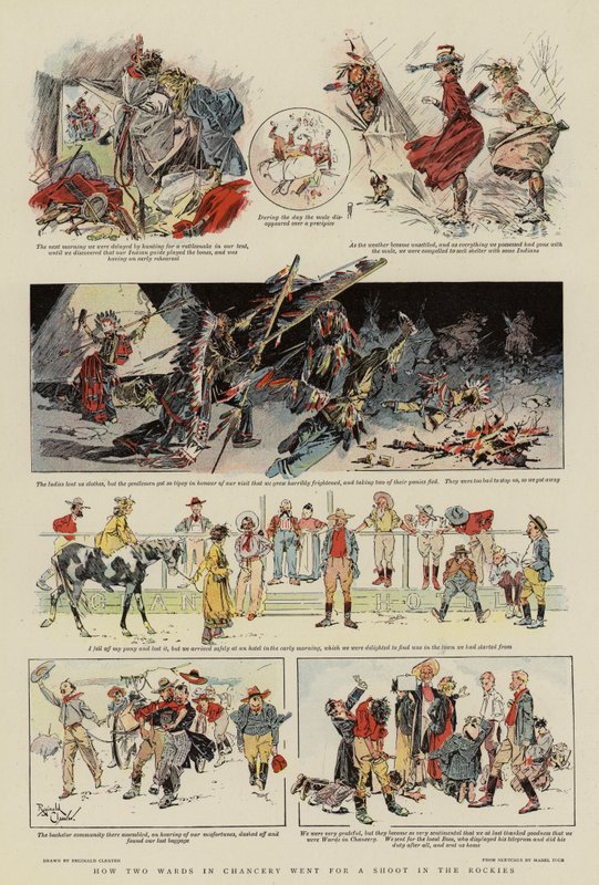 Wie zwei Mündel im Chancery in den Rockies auf die Jagd gingen von Reginald Thomas Cleaver
