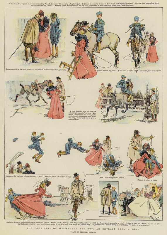 Die Werbung von Marmaduke und Tot, ein Auszug aus einem Tagebuch von Reginald Thomas Cleaver