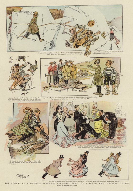 Die Geschichte eines Bergabenteuers, aus dem Tagebuch von Frau "General" Puttie von Reginald Thomas Cleaver
