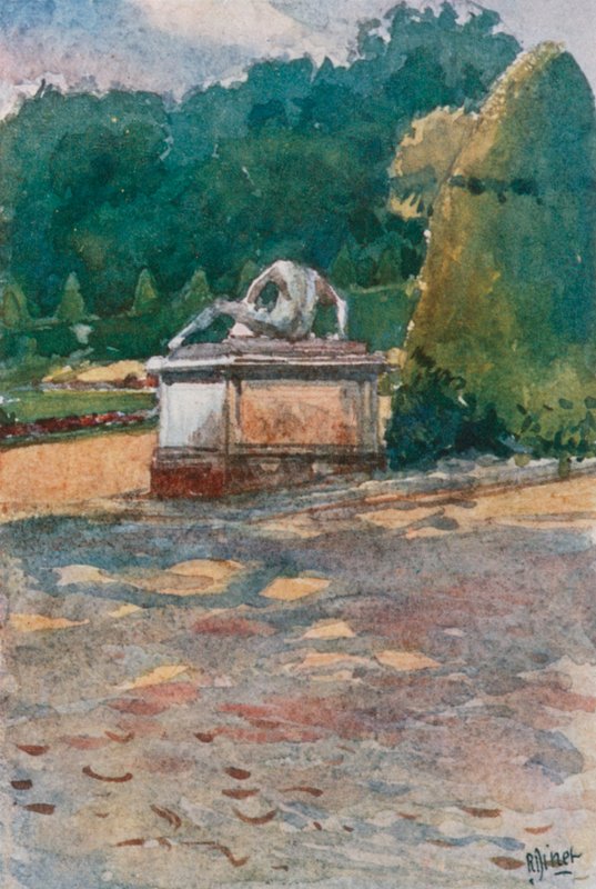 Der sterbende Gallier, Versailles von Rene Binet