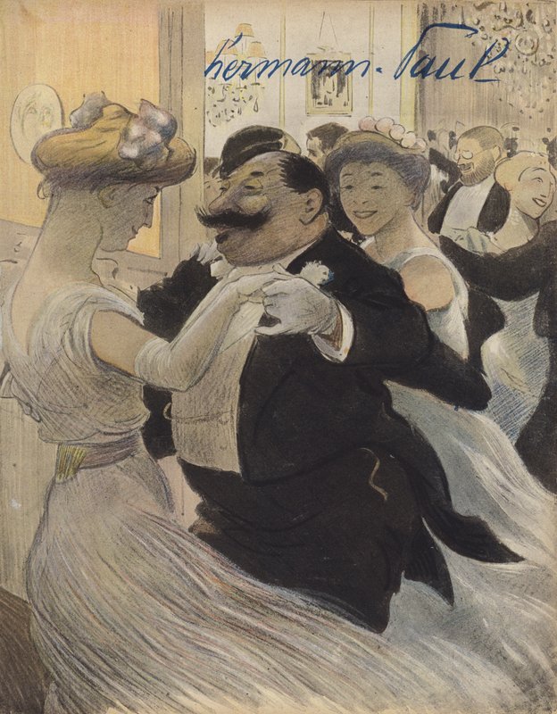 Tanz im Ballsaal von Rene George Hermann-Paul