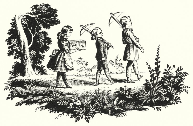 Hans Christian Andersen: Kleine Idas Blumen von Rex (after) Whistler