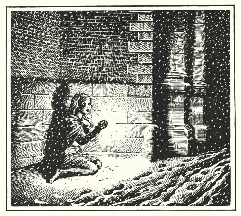 Hans Christian Andersen: Das kleine Mädchen mit den Schwefelhölzern von Rex (after) Whistler