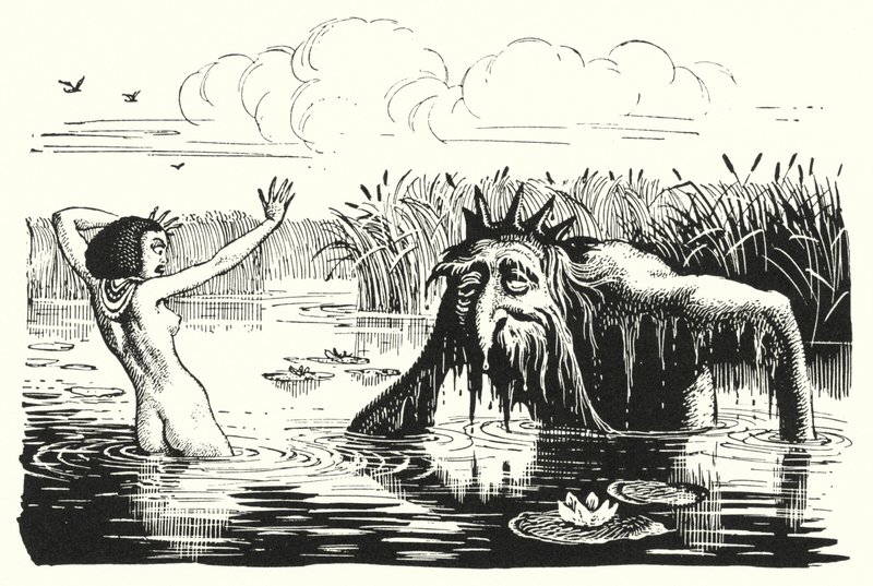 Hans Christian Andersen: Die Tochter des Moorkönigs von Rex (after) Whistler