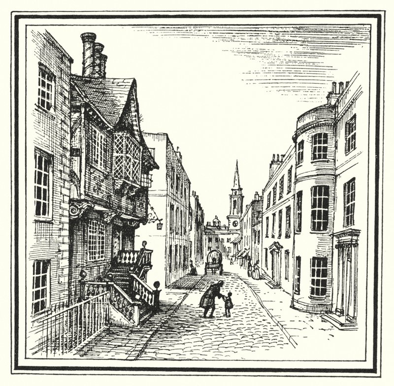 Hans Christian Andersen: Das alte Haus von Rex (after) Whistler