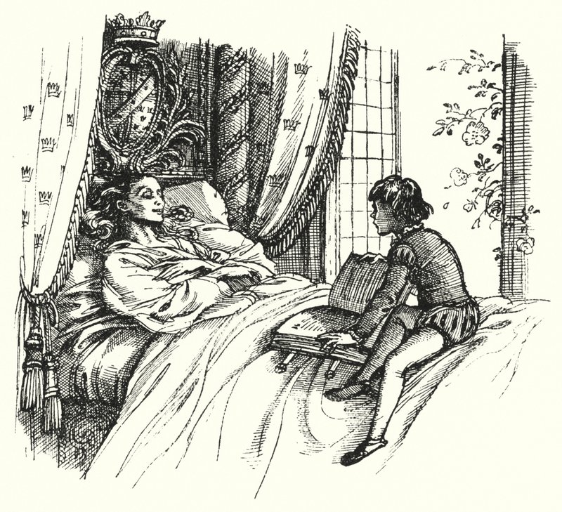Hans Christian Andersen: Die schönste Rose der Welt von Rex (after) Whistler