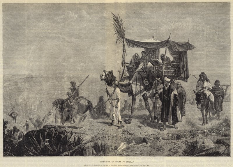 Pilger auf dem Weg nach Mekka von Richard Beavis