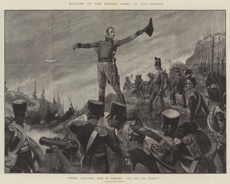 Schlachten der britischen Armee, Busaco von Richard Caton Woodville junior