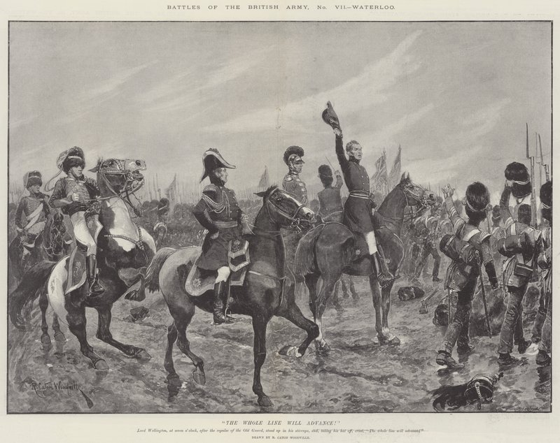 Schlachten der britischen Armee, Waterloo von Richard Caton Woodville junior