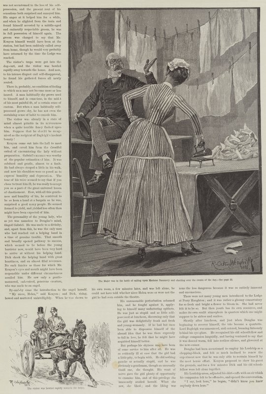 Zynisches Glück, Eine Geschichte eines Mannes mit Gewissen, von David Christie Murray von Richard Caton Woodville junior