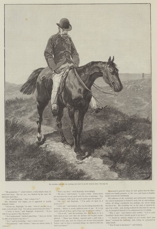 Zynische Fortuna, Eine Geschichte eines Mannes mit Gewissen, von David Christie Murray von Richard Caton Woodville junior