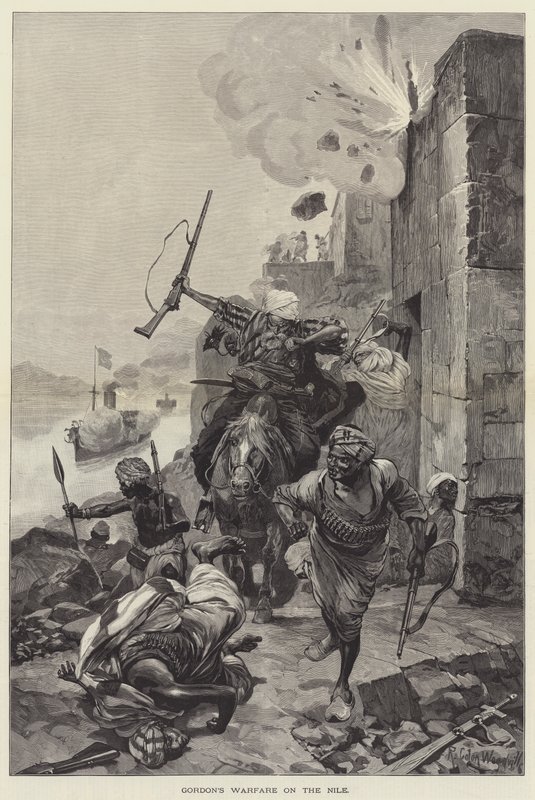 Gordons Kriegführung am Nil von Richard Caton Woodville junior