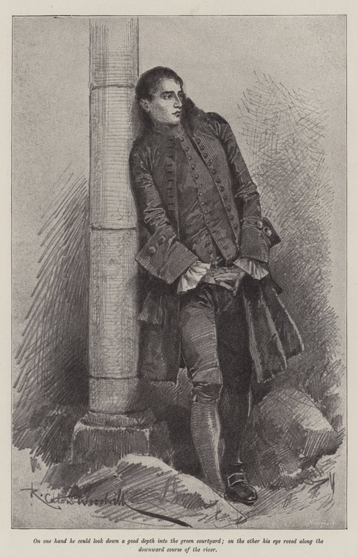 Illustration für The Great North Road, von Robert Louis Stevenson von Richard Caton Woodville junior
