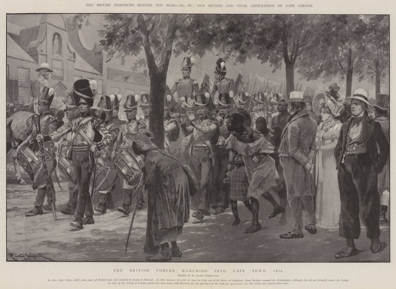 Die britischen Dominions jenseits der Meere, unsere zweite und endgültige Annexion der Kapkolonie von Richard Caton Woodville junior