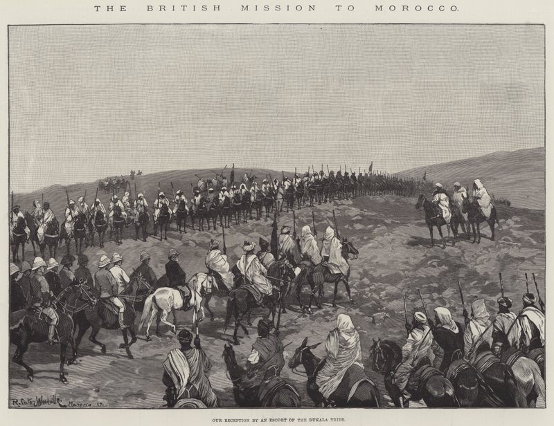 Die britische Mission in Marokko von Richard Caton Woodville junior