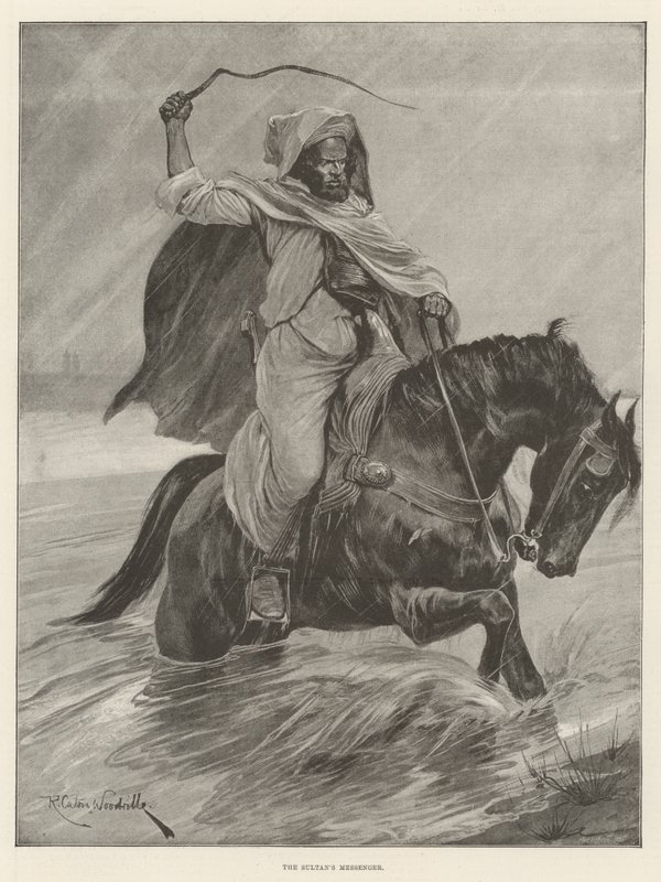 Der Bote des Sultans von Richard Caton Woodville junior