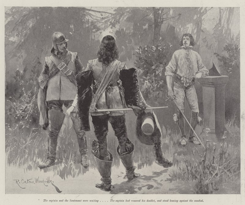 Unter dem roten Mantel, von Stanley J. Weyman von Richard Caton Woodville junior