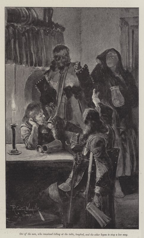 Unter dem roten Mantel, von Stanley J Weyman von Richard Caton Woodville junior