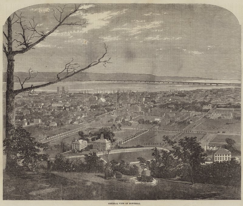 Gesamtansicht von Montreal von Richard Principal Leitch
