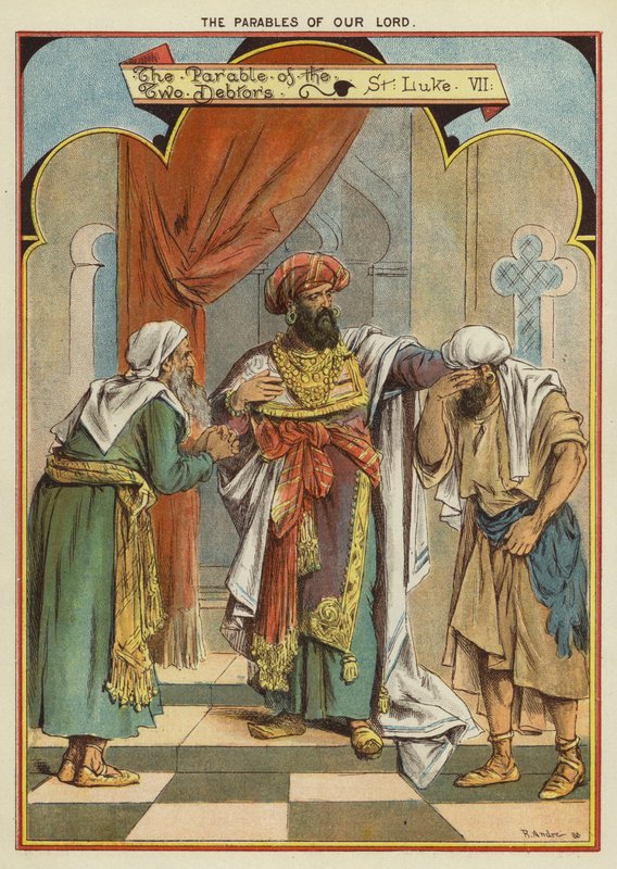 Die Gleichnisse Christi: Das Gleichnis von den zwei Schuldnern von Richard Andre