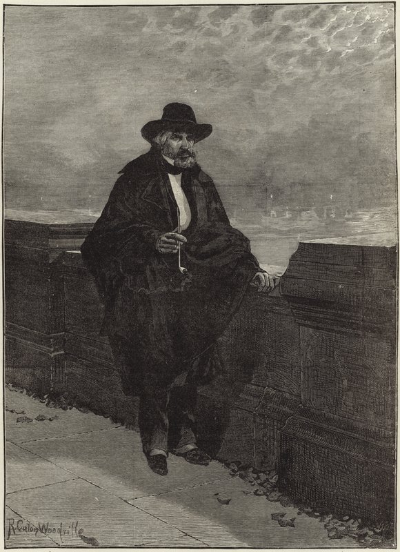 Eine Mondnacht in Chelsea (Gravur) von Richard Caton II (after) Woodville