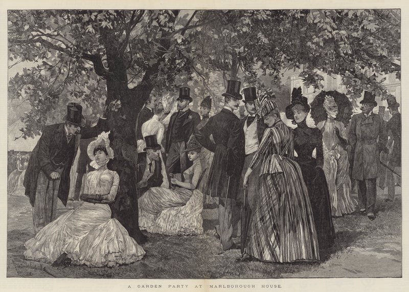 Eine Gartenparty im Marlborough House von Richard Caton Woodville junior