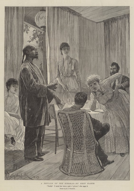 Eine Phyllis der Sierras, von Bret Harte von Richard Caton Woodville junior