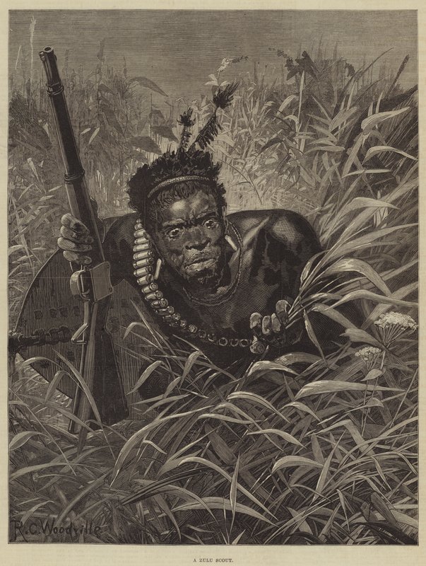 Ein Zulu-Scout von Richard Caton Woodville junior