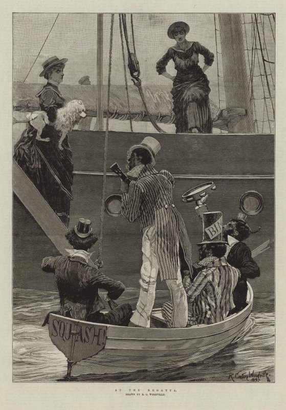 Bei der Regatta von Richard Caton Woodville junior
