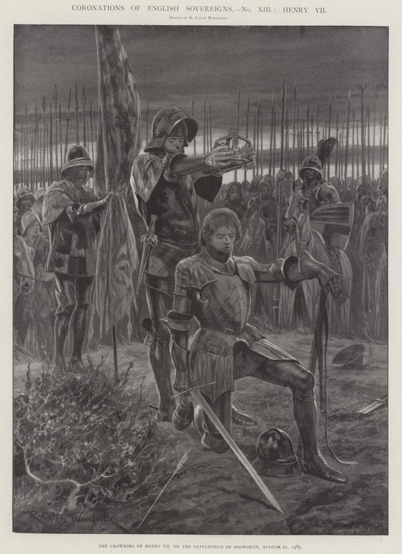 Krönungen englischer Souveräne, Heinrich VII. von Richard Caton Woodville junior