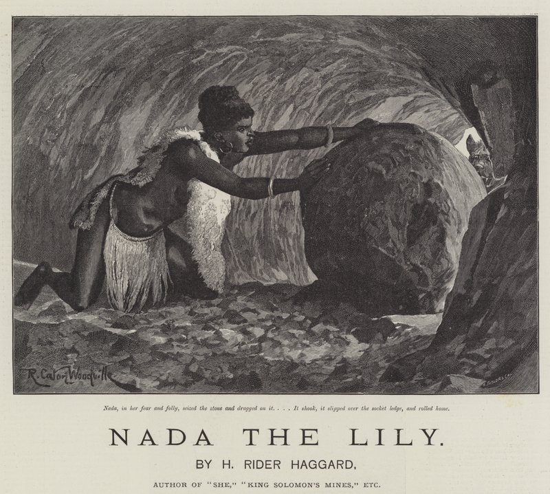 Nada die Lilie, von H. Rider Haggard von Richard Caton Woodville junior