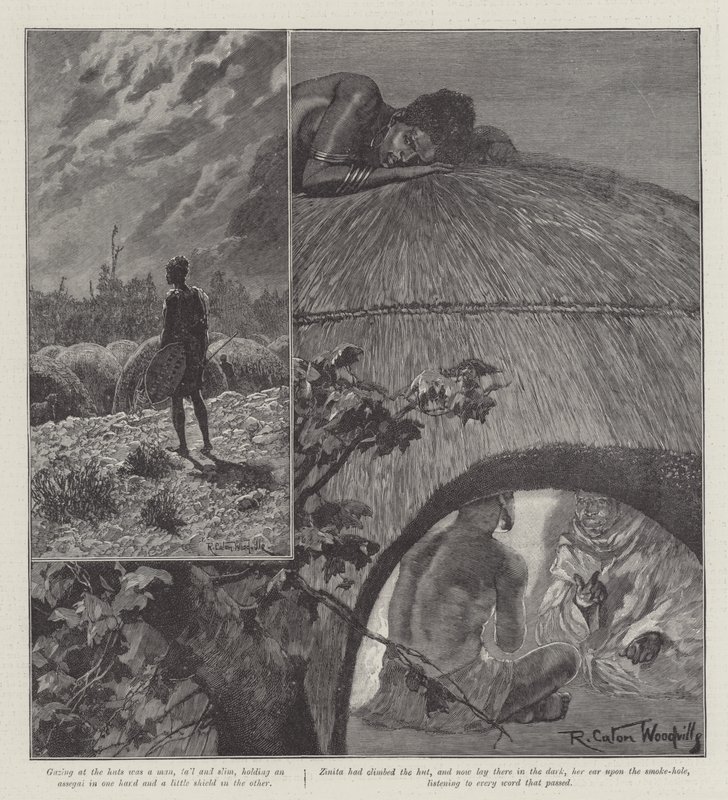 Nada die Lilie, von H. Rider Haggard von Richard Caton Woodville junior