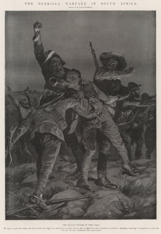 Der Guerillakrieg in Südafrika von Richard Caton Woodville junior